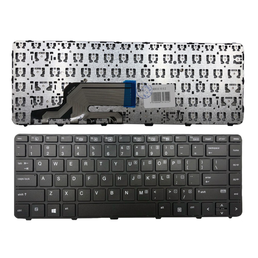 Keyboard HP: Probook 430 G3, 440 G3, 445 G3 (with frame)